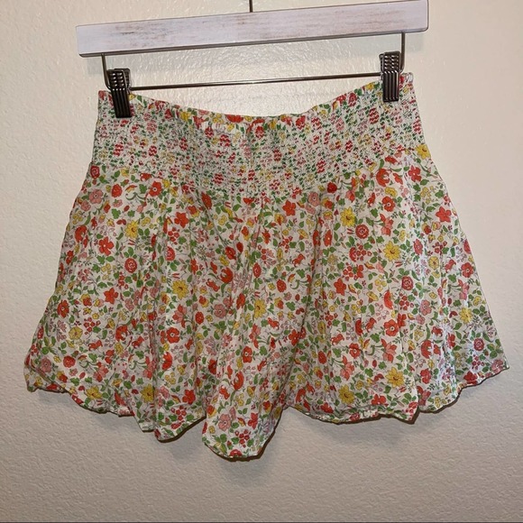 American Eagle Outfitters Floral Mini Skirt - Red, Green, Yellow - Picture 2 of 11